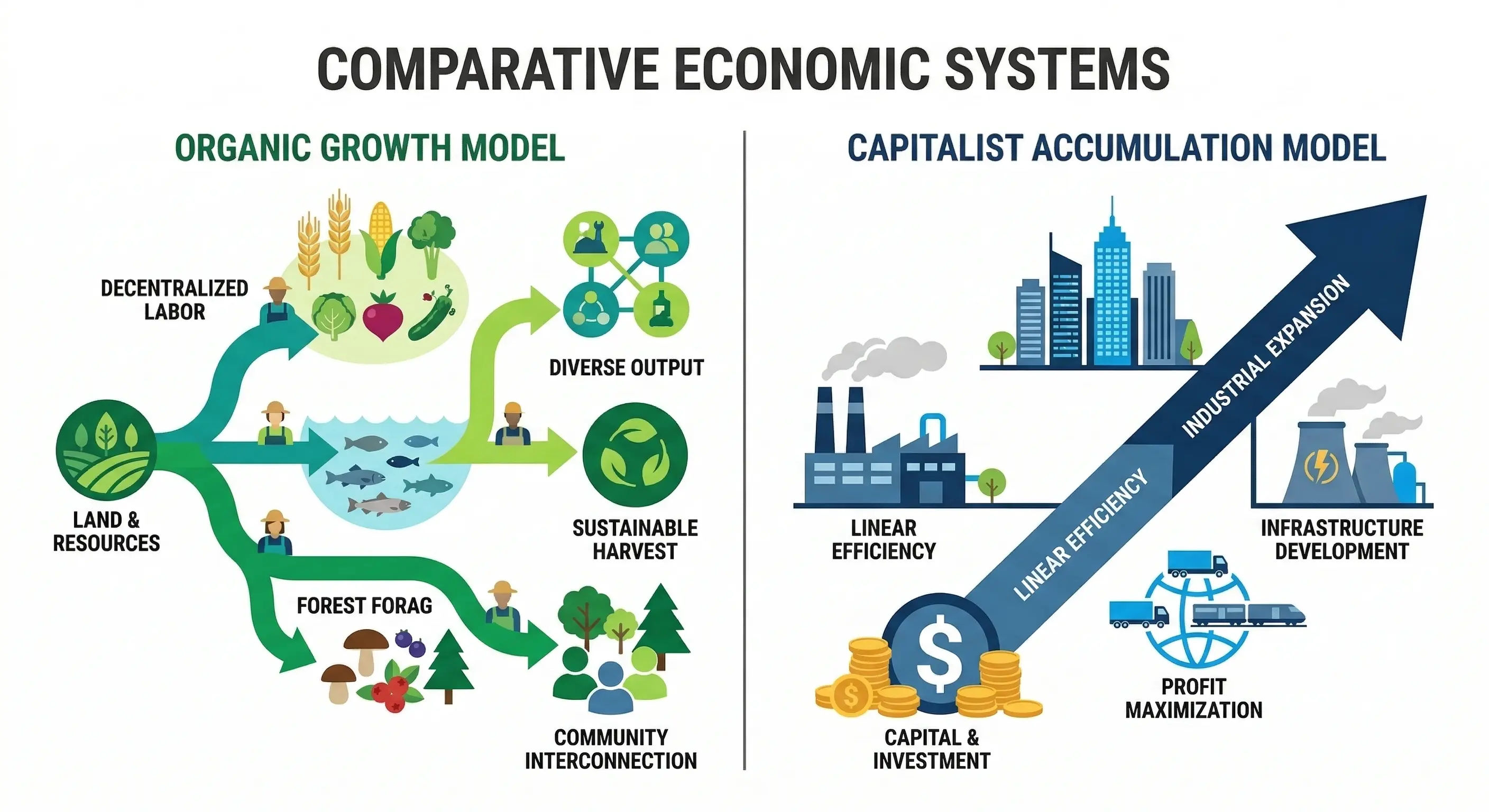 图1-1，《星露谷物语》两条路线的底层模型
